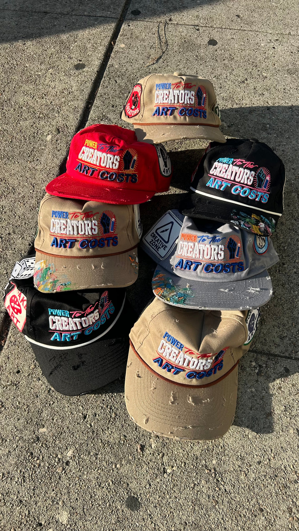 New Art Power to the Creators Trucker