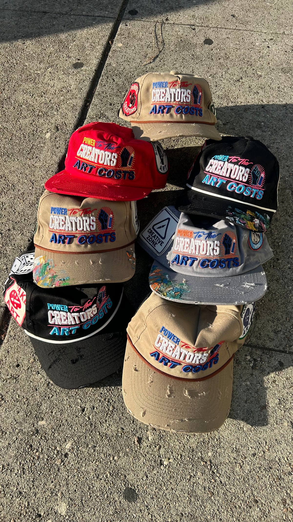 New Art Power to the Creators Trucker