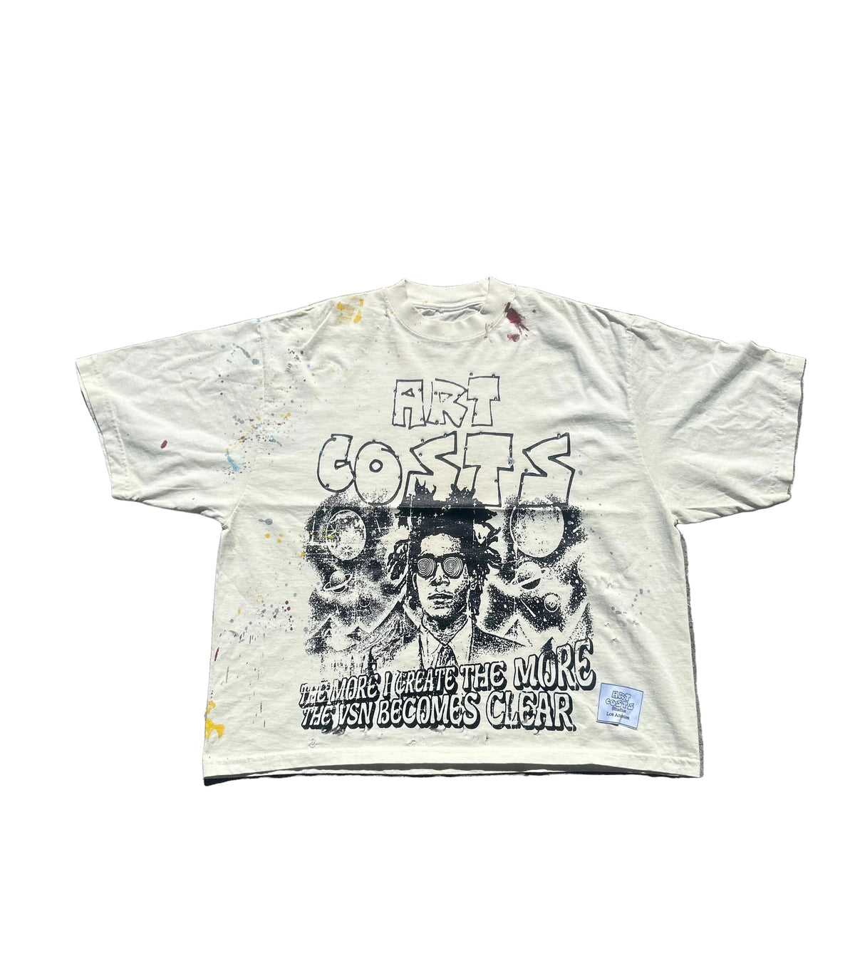 ART COSTSxWRLDINVSN SIMPLE TEE