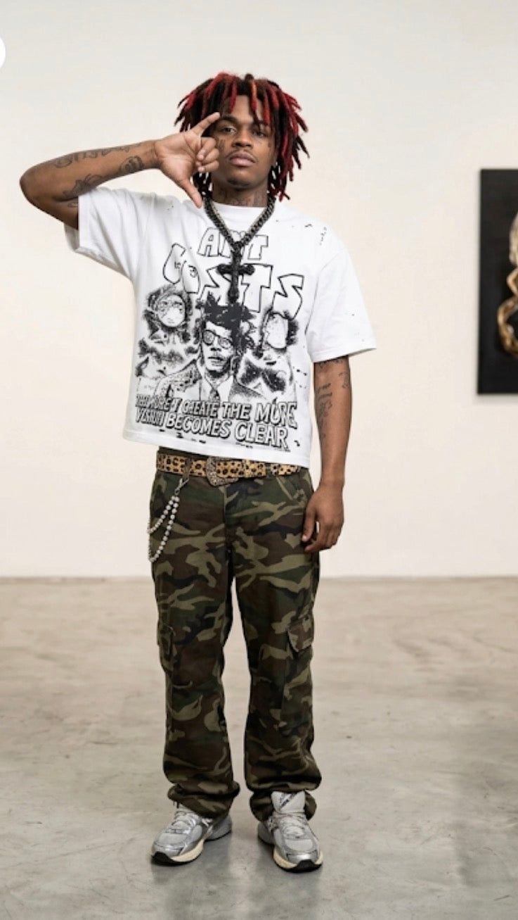 ART COSTSxWRLDINVSN SIMPLE TEE
